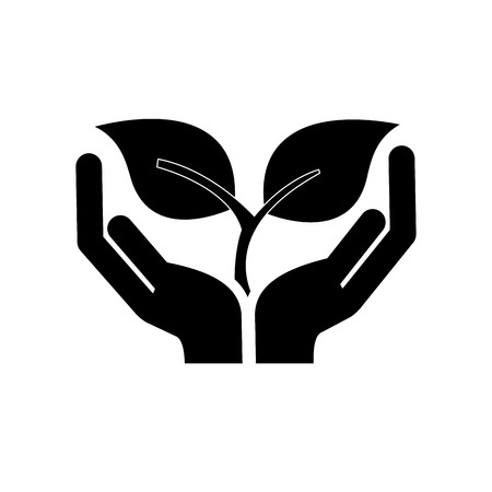 hand human with spa icon vector illustration designのイラスト素材