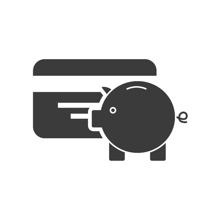 credit card investment icon vector illustration designのイラスト素材