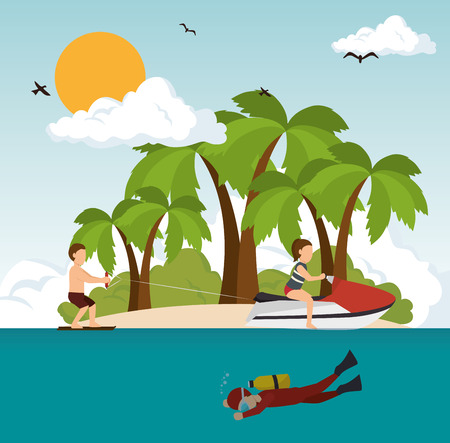 extreme sports design isolated vector illustration eps 10のイラスト素材