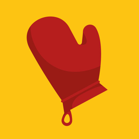 icon cooking gloves grills design isolated vector illustration eps 10のイラスト素材