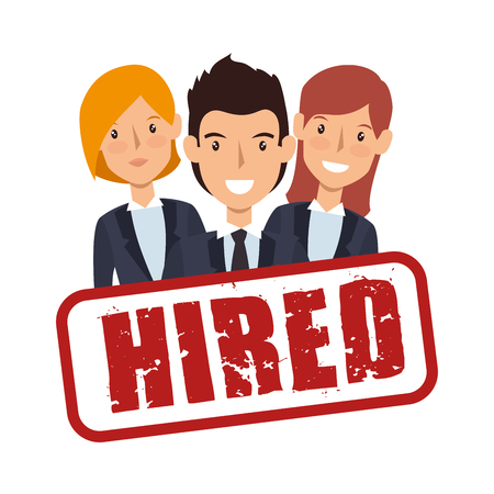 human resources recruit design isolated vector illustration eps 10のイラスト素材