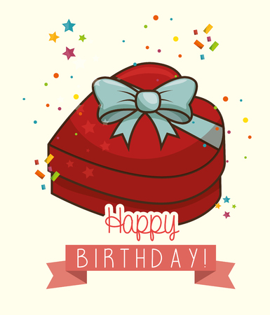 happy birthday design isolated vector illustration eps 10のイラスト素材