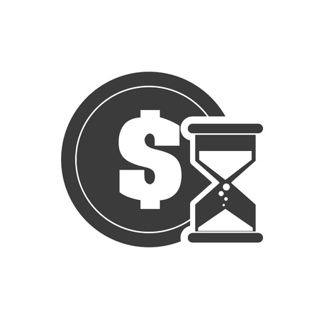 coin money with finance icon vector illustration designのイラスト素材