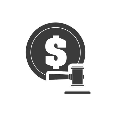 coin money with finance icon vector illustration designのイラスト素材