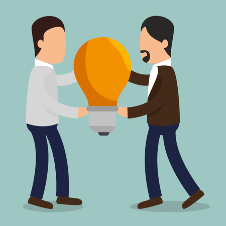 efficiency idea success business isolated design, vector illustration  graphicのイラスト素材
