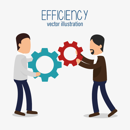 avatar efficiency work colaboration design isolated vector illustration esp 10のイラスト素材