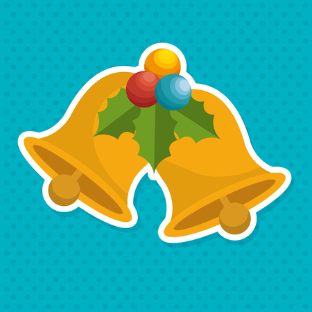 card merry christmas and new year design isolated vector illustrationのイラスト素材