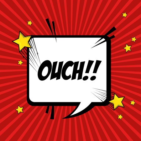 cartoon comic text pop art explosion vector illustration eps 10のイラスト素材