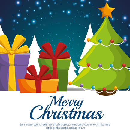 card merry christmas and new year design isolated vector illustration eps 10のイラスト素材