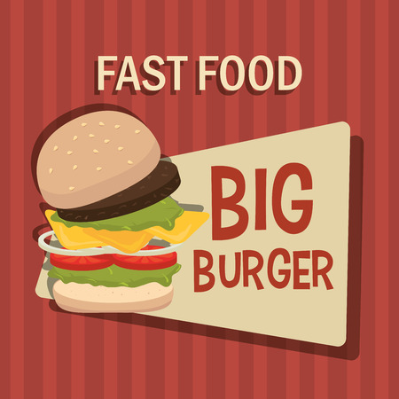 cartoon fast food design design vector illustration eps 10のイラスト素材
