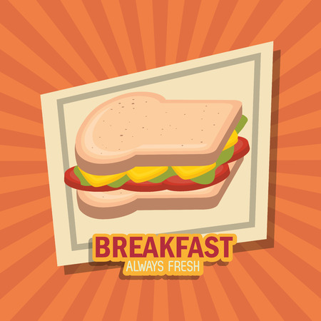 cartoon fast food design design vector illustration eps 10のイラスト素材