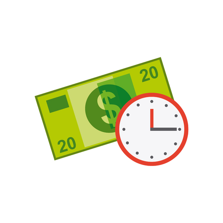 dollars money with business icon vector illustration designのイラスト素材