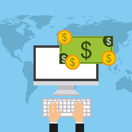 international stock exchange icons vector illustration, eps10のイラスト素材