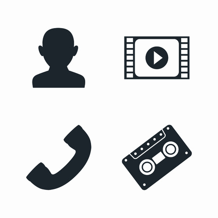 set social media isolated design, vector illustration graphicのイラスト素材