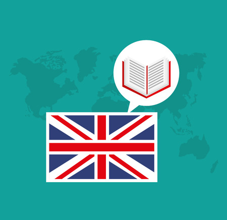 learn english education icons vector illustration designのイラスト素材