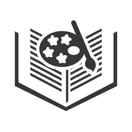 text book with education icon vector illustration designのイラスト素材