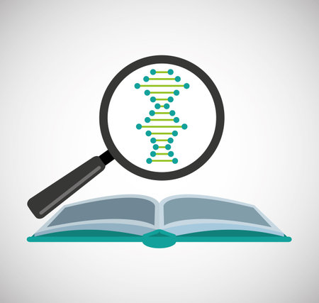 molecule particle laboratory scientific vector illustration designのイラスト素材