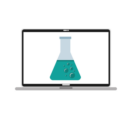 scientific laboratory online concept vector illustration designのイラスト素材