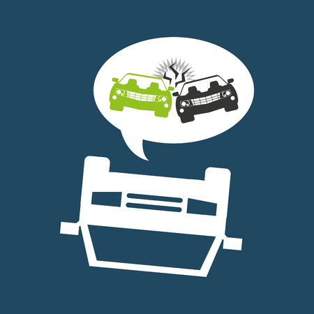car insurance business icon vector illustration designのイラスト素材