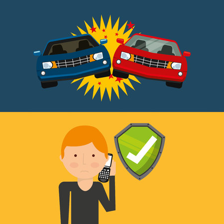 car insurance business icon vector illustration designのイラスト素材