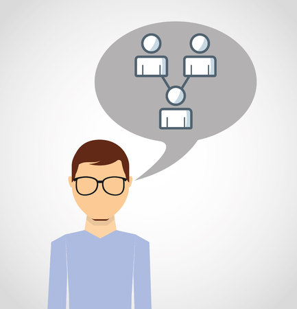 teamwork people business icon vector illustration designのイラスト素材