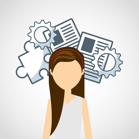 business person worker icon vector illustration designのイラスト素材