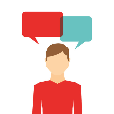 businessman avatar with business icon vector illustration designのイラスト素材