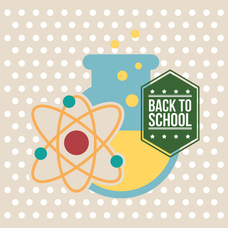 back to school with supplies vector illustration designのイラスト素材