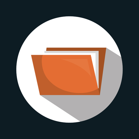 folder files archive icon vector illustrationのイラスト素材