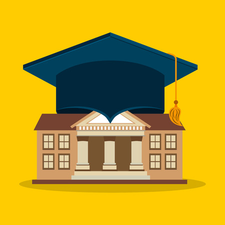 university emblem education icon vector illustration designのイラスト素材