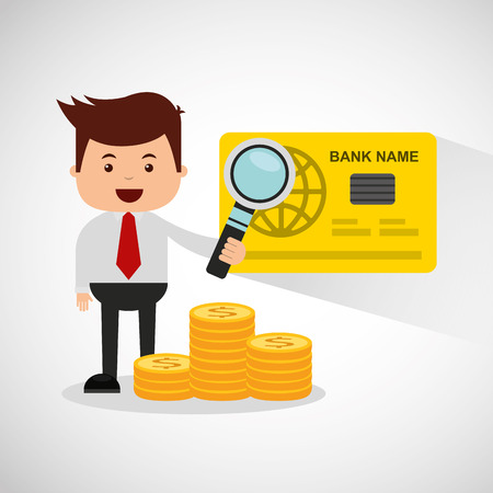 credit card with commerce icon vector illustration designのイラスト素材