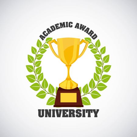 university emblem concept icon vector illustration designのイラスト素材