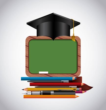 school supplies study icon vector illustration designのイラスト素材