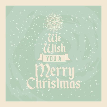 happy merry christmas card icon vector illustration designのイラスト素材
