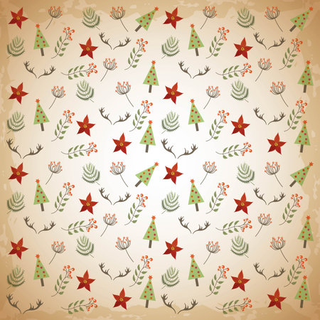 merry christmas holiday december vector illustration design