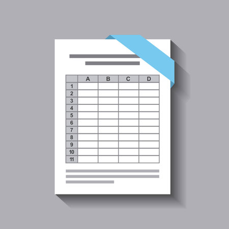 document format flat icon vector illustration designのイラスト素材