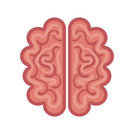brain cartoon icon graphic isolated vector illustrationのイラスト素材