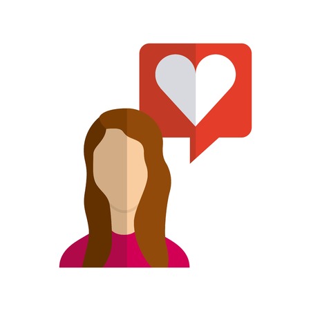 social media flat line icon vector illustration designのイラスト素材