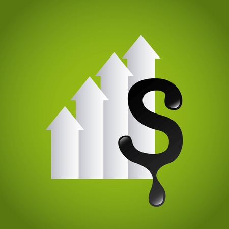 oil inductry economy icons vector illustration designのイラスト素材