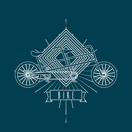 love my bicycle lifestyle concept icon vector illustration designのイラスト素材