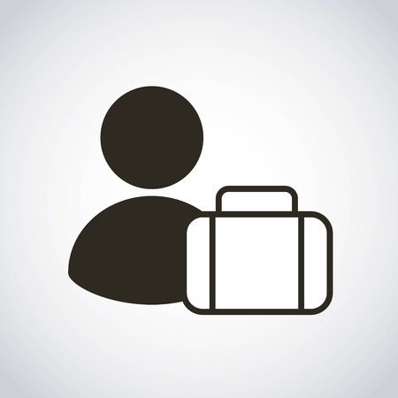 portfolio briefcase business icon vector illustration designのイラスト素材