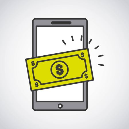 smartphone technology device electronic icon vector illustration designのイラスト素材