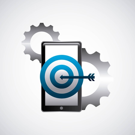 search engine optimization flat icons vector illustration designのイラスト素材