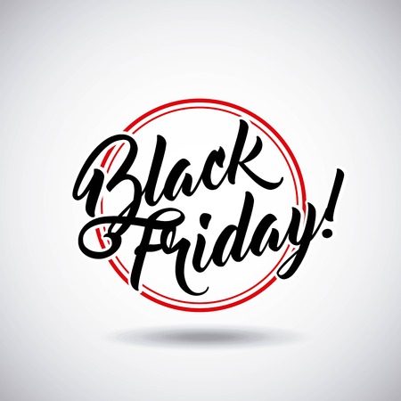 black friday sale poster vector illustration designのイラスト素材