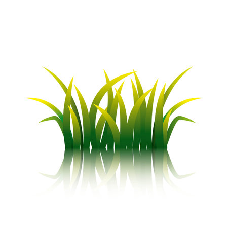 nature grass field background vector illustration designのイラスト素材