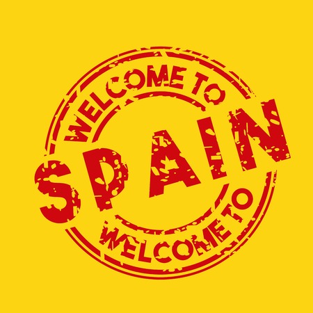 seal classic icon of Spanish culture vector illustration designのイラスト素材