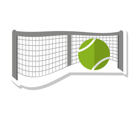 net tennis sport equipment icon vector illustration designのイラスト素材