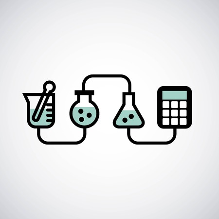 biology and science education line icon vector illustration designのイラスト素材