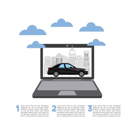 transport service app technology icon vector illustration designのイラスト素材