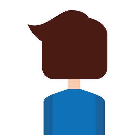 businessman avatar line icon vector illustration designのイラスト素材